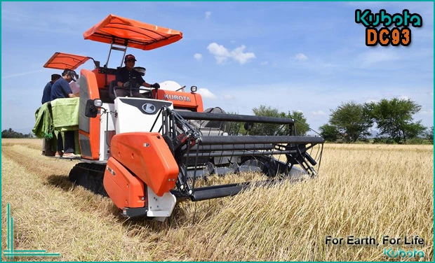 Máy gặt đập liên hợp Kubota DC93