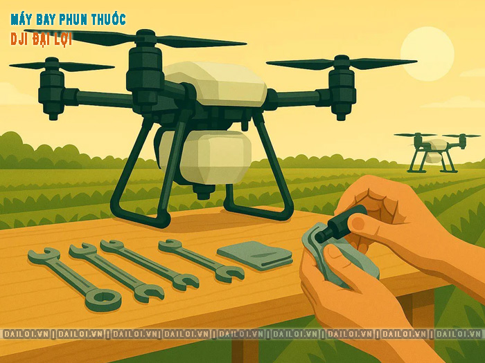 Hướng dẫn bảo dưỡng máy bay phun thuốc mini để bền hơn