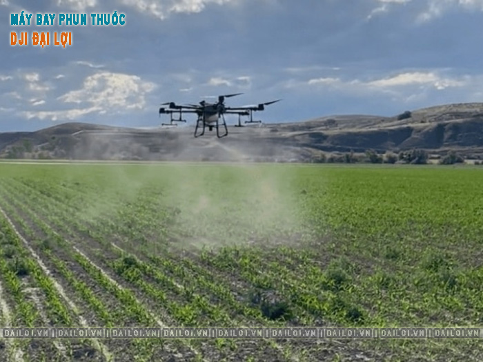 Máy bay không người lái phun thuốc và rải phân có tốt không?