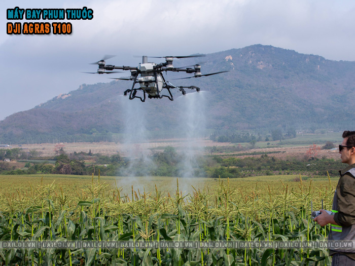Máy bay phun thuốc DJI T100