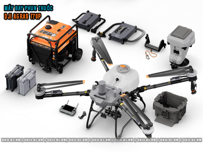 Máy bay phun thuốc DJI T70P