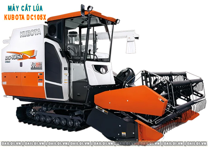 Máy cắt lúa Kubota 105X so với DC70 và DC93 có khác gì