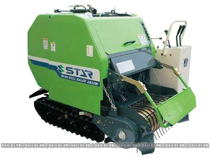 Cấu tạo máy cuốn rơm mini gồm những bộ phận nào?