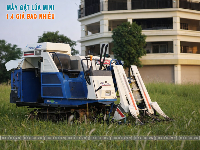 Máy gặt lúa mini 1.4 giá bao nhiêu? Cách chọn loại phù hợp