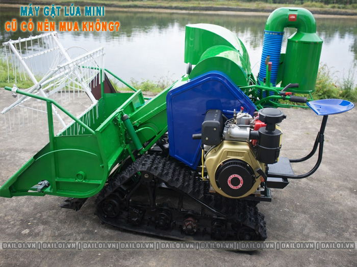 Máy gặt lúa mini cũ có nên mua không? Kinh nghiệm thực tế
