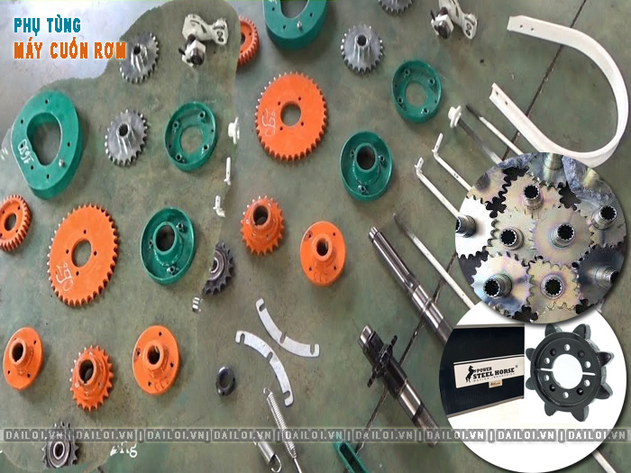 Các loại phụ tùng máy cuốn rơm và cách chọn đúng