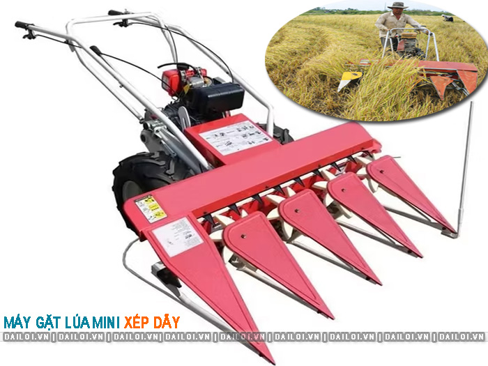 Máy cắt lúa mini