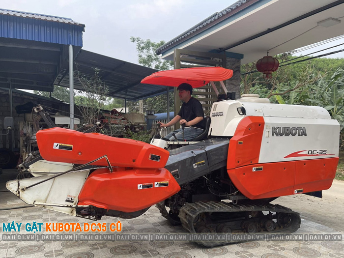 Giá máy gặt Kubota DC35 cũ bao nhiêu và nên mua không?