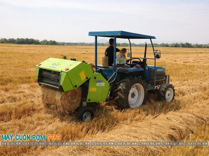 So sánh máy cuốn rơm Phan Tấn với Star và Runshine
