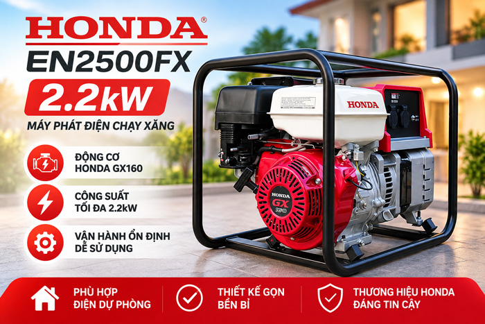Máy phát điện Honda EN2500FX 2.2kW