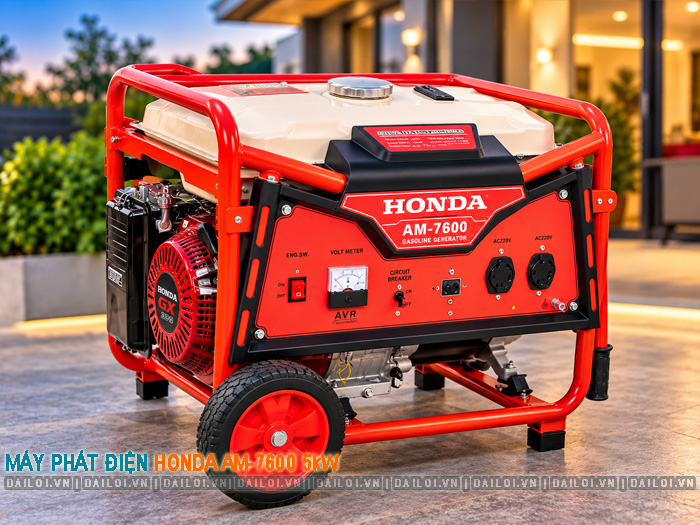 Các mẫu máy phát điện Honda 5kw chạy xăng và giá bán mới