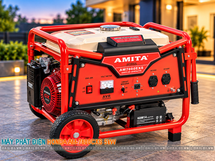 Các mẫu máy phát điện Honda 5kw chạy xăng và giá bán mới