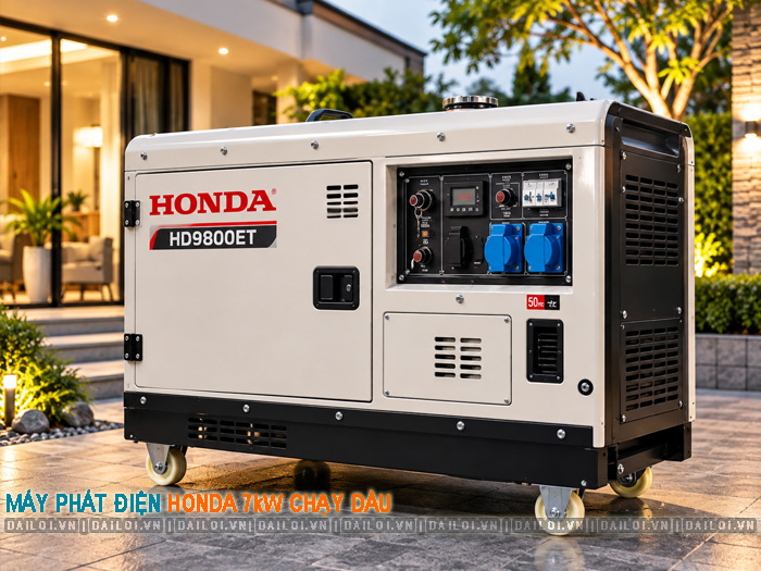 Máy phát điện Honda 7kW chạy dầu giá bao nhiêu?