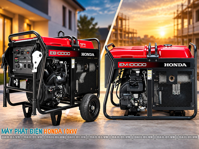 Giá máy phát điện Honda 10kW và thông số chi tiết