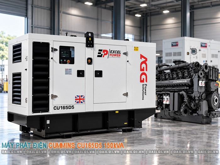 Máy phát điện Cummins CU165D5 150kVA