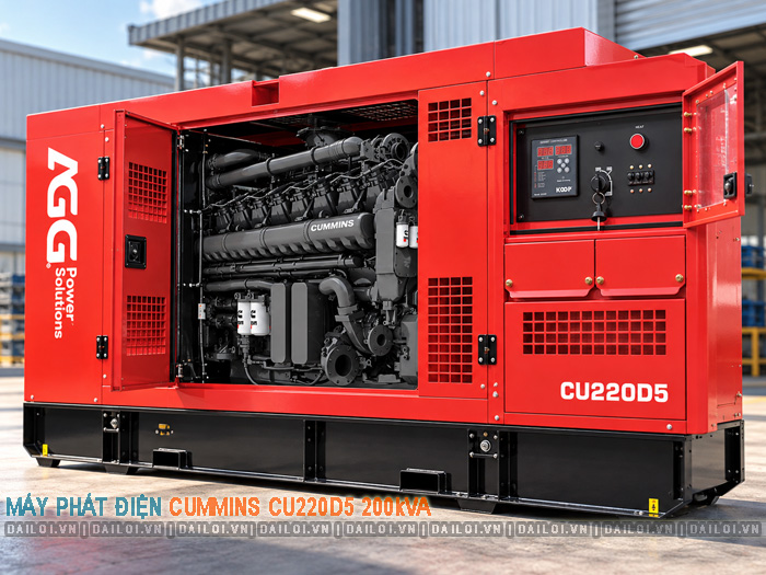 Máy phát điện Cummins CU220D5 200kVA
