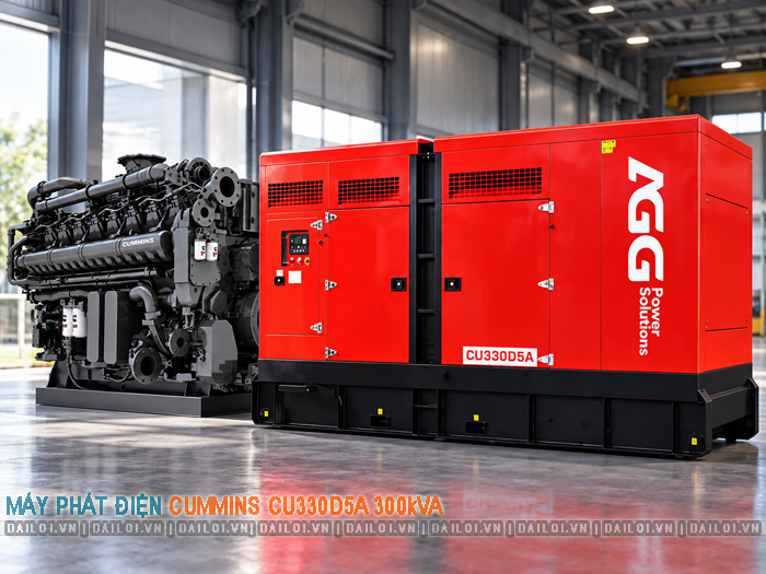Máy phát điện Cummins CU330D5A 300kVA