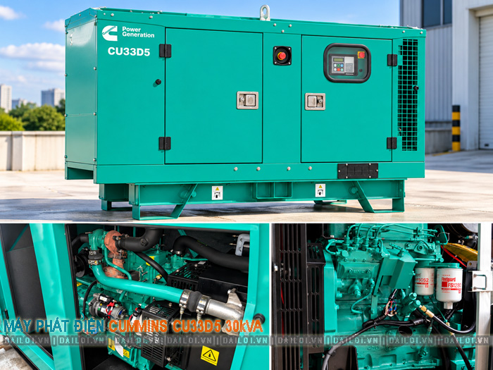 Máy phát điện Cummins CU33D5 30kVA