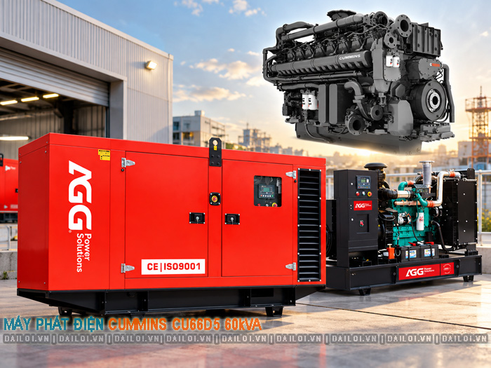 Máy phát điện Cummins CU66D5 60kVA