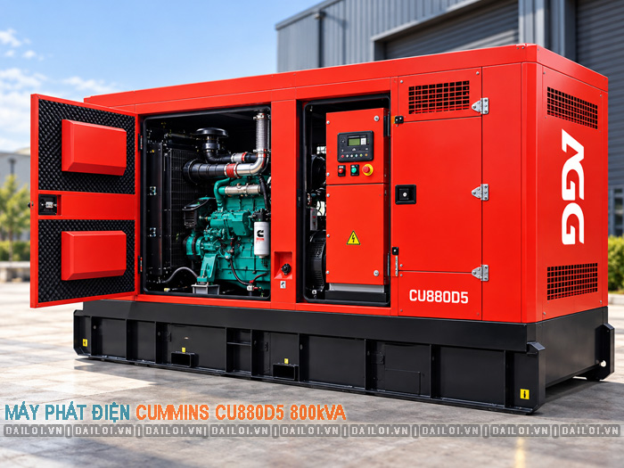 Máy phát điện Cummins CU880D5 800kVA