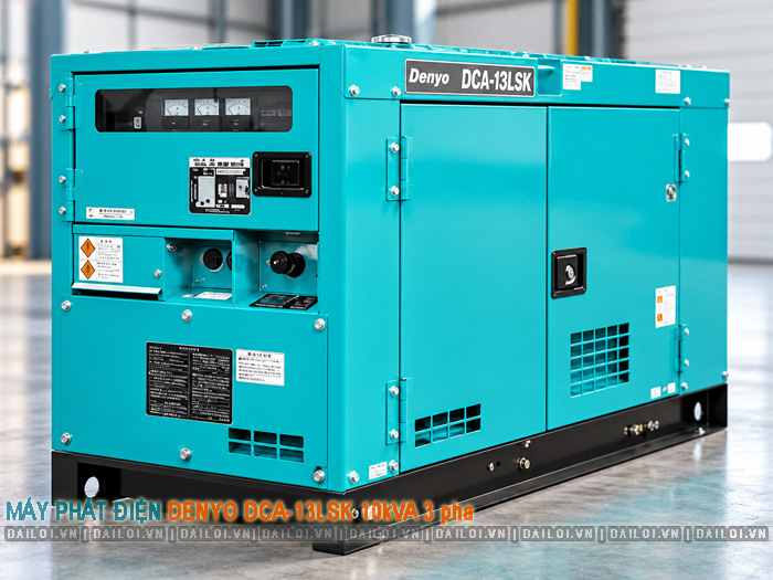 Máy phát điện Denyo DCA-13LSK 10kVA 3 pha