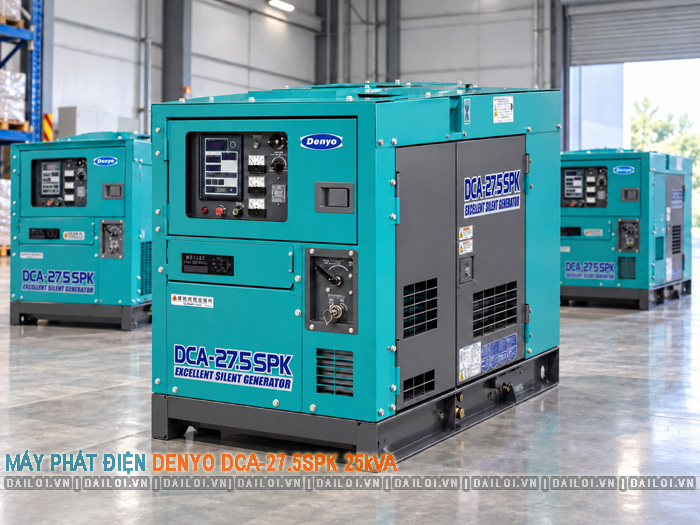 Máy phát điện Denyo DCA-27.5SPK 25kVA
