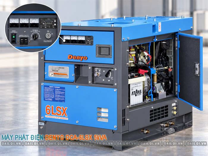 Máy phát điện Denyo DCA-6LSX 5kVA