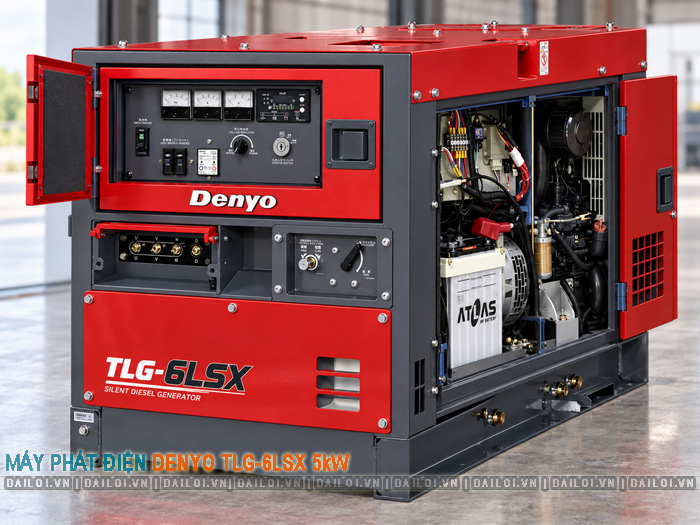 Máy phát điện Denyo TLG-6LSX 5kW