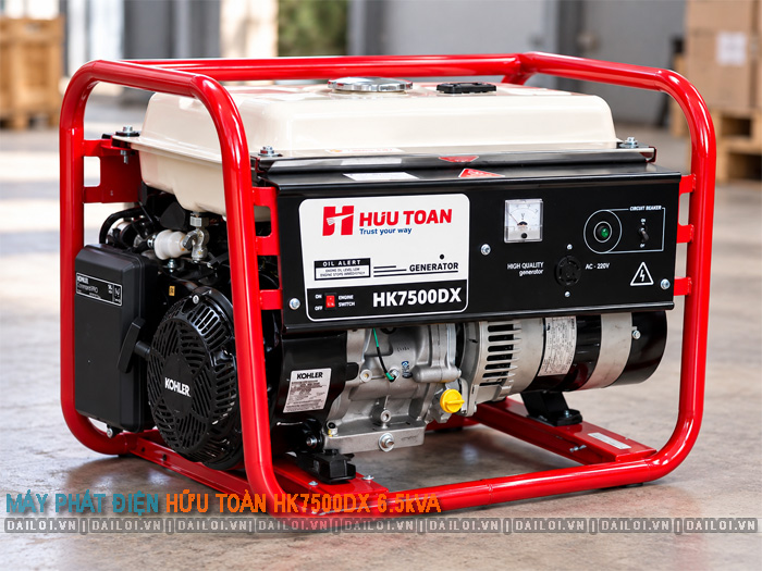 Máy phát điện Hữu Toàn HK7500DX 6.5kVA