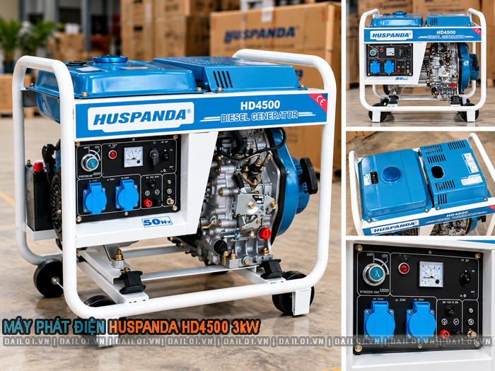 Máy phát điện Huspanda HD4500 3kW