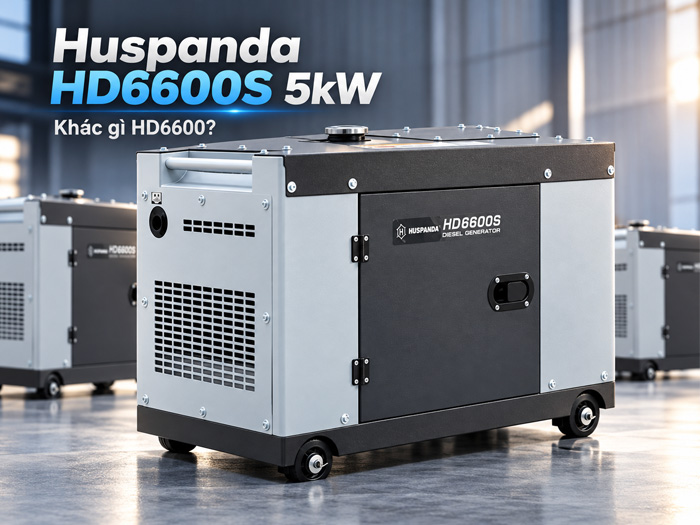 Máy phát điện Huspanda HD6600S 5kW