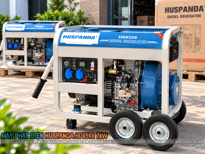 Máy phát điện Huspanda HD8500 7kW chạy dầu