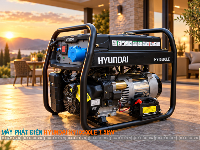 Máy phát điện Hyundai HY10500LE 7.5kW