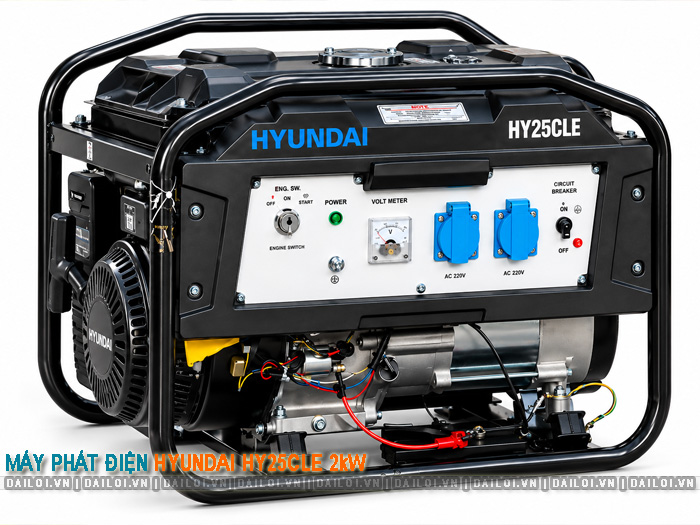 Máy phát điện Hyundai HY25CLE 2kW
