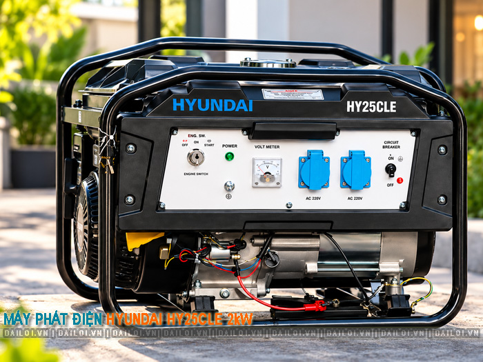 Máy phát điện Hyundai HY25CLE 2kW