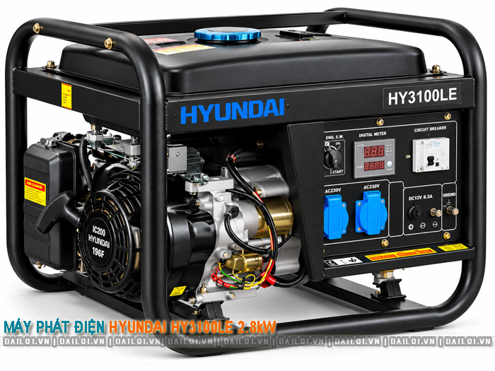 Máy phát điện Hyundai HY3100LE 2.8kW