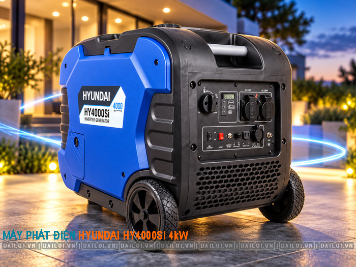 Máy phát điện Hyundai HY4000SI 4kW