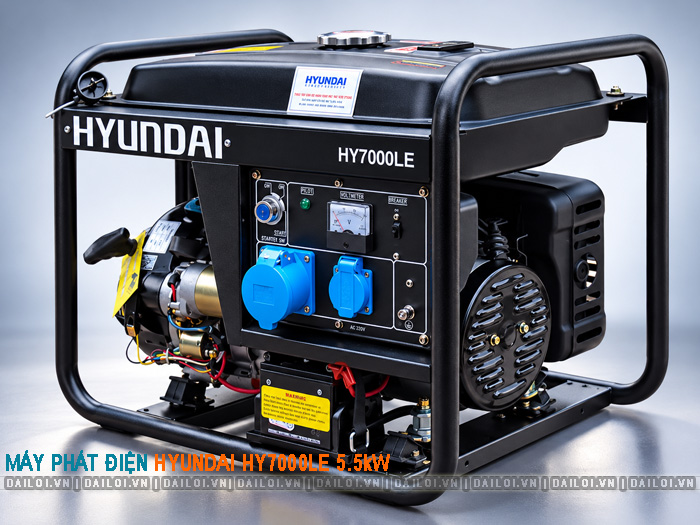 Máy phát điện Hyundai HY7000LE 5.5kW