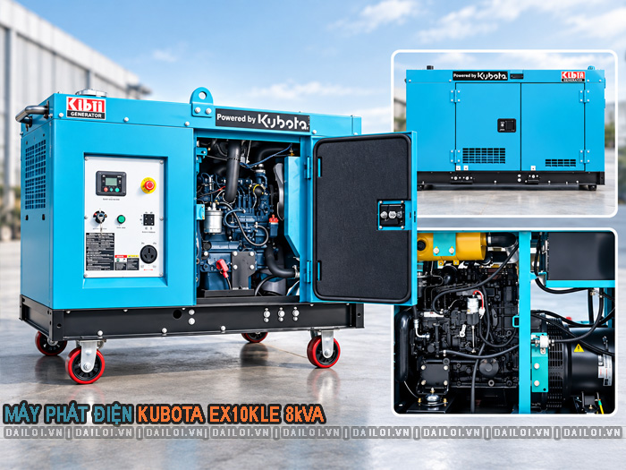 Máy phát điện Kubota EX10KLE 8kVA
