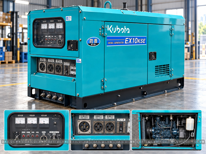 Máy phát điện Kubota EX10KSE 10kVA