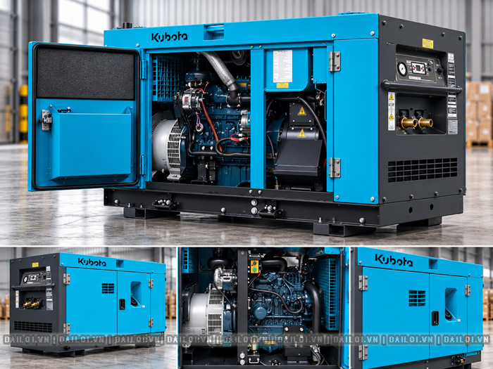 Máy phát điện Kubota EX25KLE 20kVA 1 pha