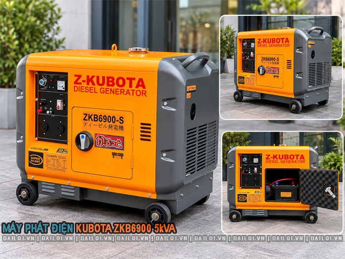 Máy phát điện Kubota ZKB6900 5kVA