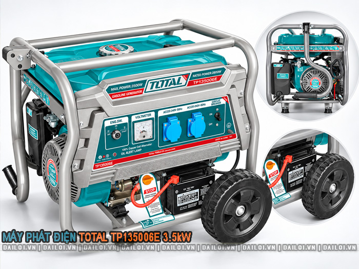 Máy phát điện Total TP135006E 3.5kW