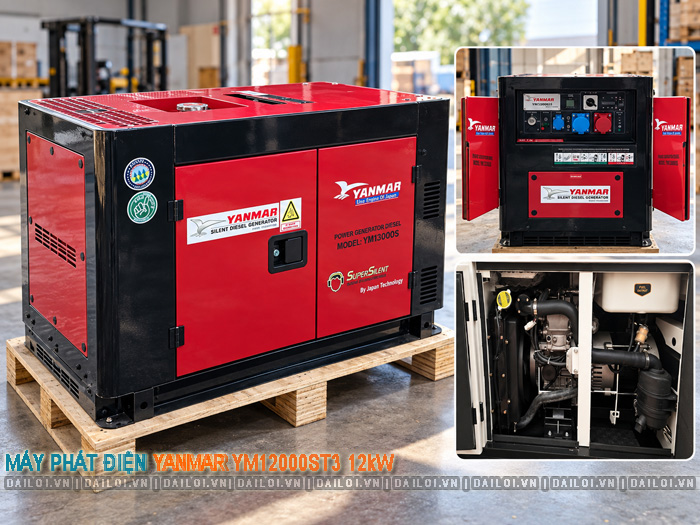 Máy phát điện Diesel Yanmar YM12000ST3 12kW