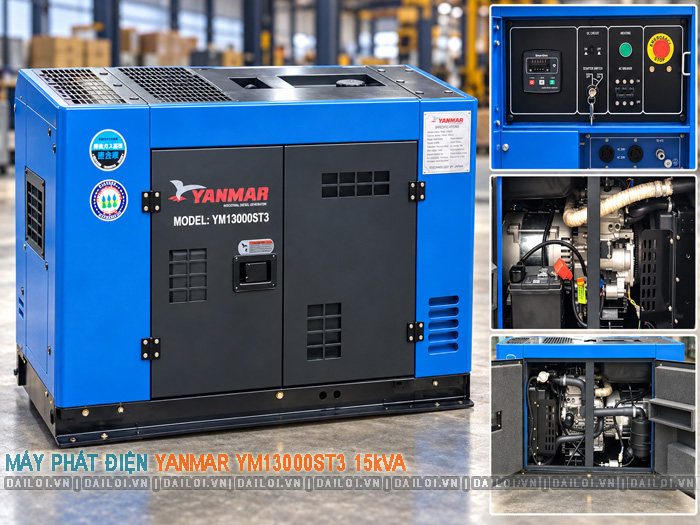 Máy phát điện Diesel Yanmar YM13000ST3 15kVA