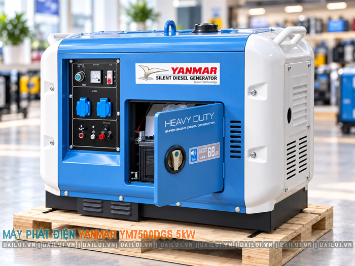 Máy phát điện Diesel Yanmar YM7500DGS 5kW
