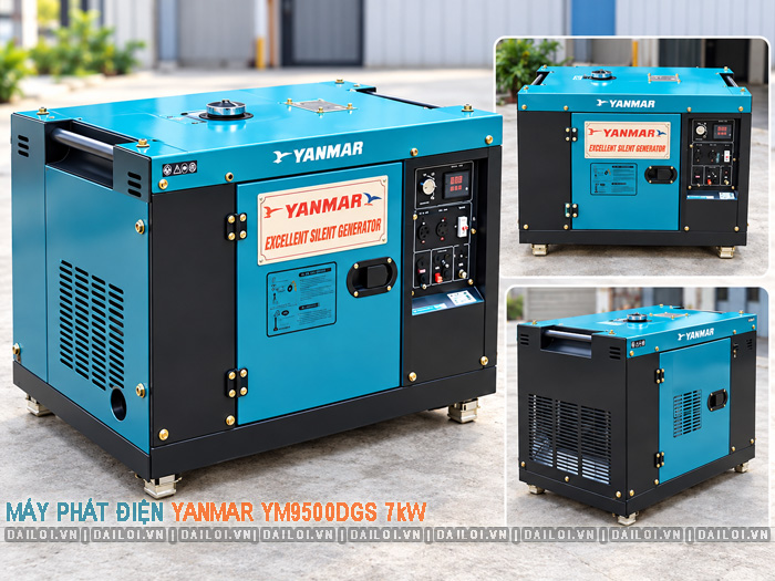 Máy phát điện Diesel Yanmar YM9500DGS 7kW