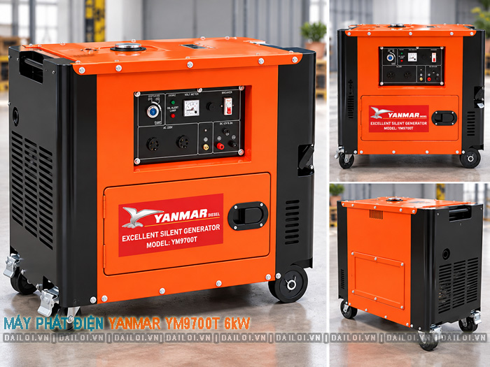 Máy phát điện Diesel Yanmar YM9700T 6kW