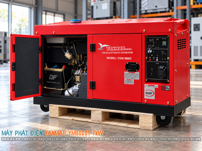 Máy phát điện Diesel Yanmar YM9800T 7kW 