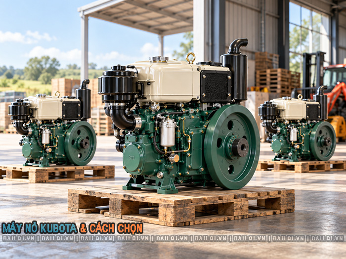 Kinh nghiệm chọn máy nổ Kubota phù hợp yêu cầu nên biết